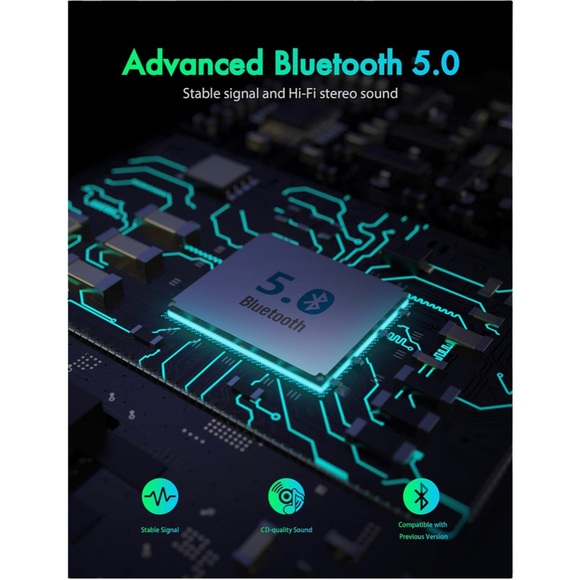 Aisidra 2-in-1Bluetooth AUX adapter for TV/car/PC/MP3 player/home theater/switch - Picture 3 of 6